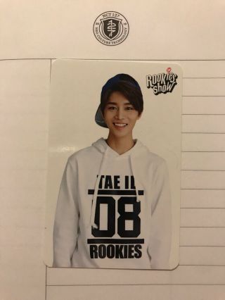 Nct Sm Rookies Show Official Photocard Glossy (taeil)