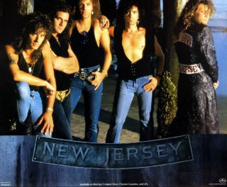Bon Jovi 1988 Jersey Promo Poster 3