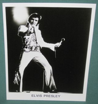 Elvis Presley 8 X 10 B/w Publicity Photo Still Elvis On Tour Nm 1972