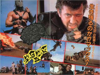Mel Gibson Mad Max Ii 1982 Japan Picture Clippings 2 - Sheets Uc1/z