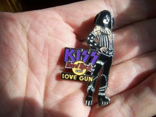 2004 Paul Stanley Kiss Love Gun Hard Rock Cafe Pin L.  E.  300 Rare