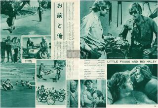 Robert Redford Little Fauss And Big Halsy 1971 Japan Clippings 2 - Sheets Mb/m