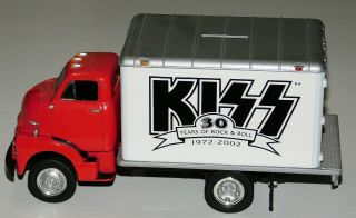 Kiss Band 30 Years Of Rock & Roll 1972 - 2002 Metal Cargo Box Truck Bank