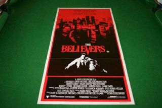 The Believers 1987 Rare Australian Horror Orig Daybill Movie Poster In Cond