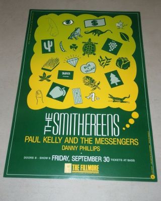 Bill Graham Presents The Smithereens At The Fillmore Concert Poster