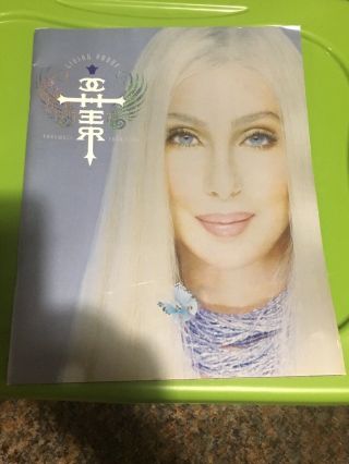 Cher 2002 Living Proof Farewell Tour Concert Program Poster Collectors Book