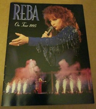 Reba Mcentire On Tour 1995 Promo Media Only Book Photos Info Very Scarce Item