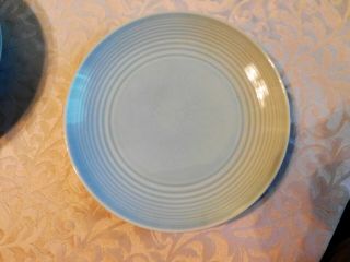 Royal Doulton Gordon Ramsay Maze 6 salad plates aqua blue 8 3/4 inch stoneware 2