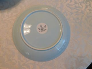 Royal Doulton Gordon Ramsay Maze 6 salad plates aqua blue 8 3/4 inch stoneware 6