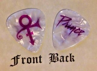 Prince Band Logo Signature Guitar Pick - (w)
