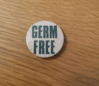 Vintage The Germs - Germ (punk) Promo Pin Badge