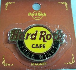 Hard Rock Cafe Four Winds Classic Logo Magnet