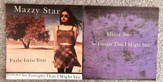 Mazzy Star Hope Sandoval Fade Into You Capitol Records 94 Promo Poster Flat