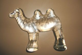 Vintage Kosta Boda Glass Camel Zoo Series Animal Figurine Paperweight