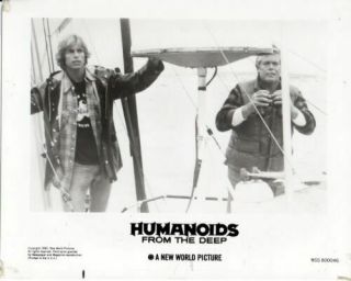 Humanoids From The Deep 8x10 Black & White Movie Photo
