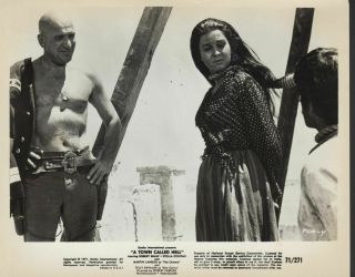 A Town Called Hell 1971 8x10 Black & White Movie Photo 4