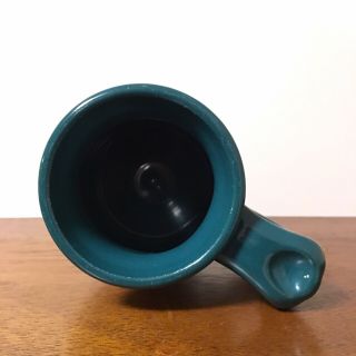 Ruffed Grouse Society Mug Hand Thrown Pottery Coffee Green Cup 2
