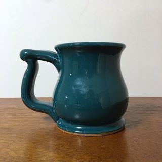Ruffed Grouse Society Mug Hand Thrown Pottery Coffee Green Cup 5