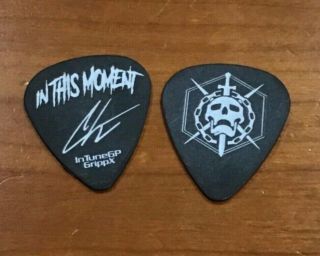 In This Moment Chris Howorth 2019 Tour Guitar Pick