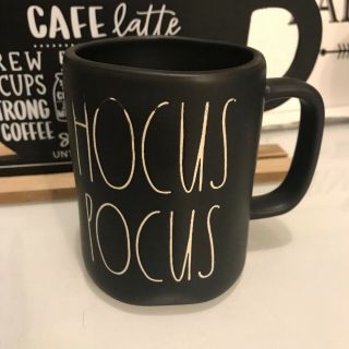 Rae Dunn Black Hocus Pocus Mug.  Please Look Carefully At Disclosed Pictures