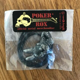 Cradle Of Filth Rare Uk Poker Rox Pewter Pendant Necklace