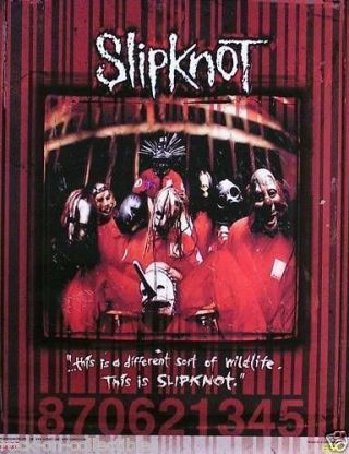 Slipknot 1999 870621345 Promo Poster Ii