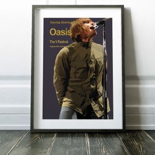 Oasis - Their Last Concert Poster Print Olivia Valentine Exclusive