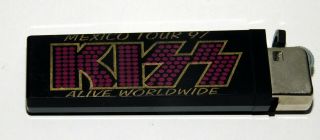 Kiss Band 1997 Reunion Tour Mexico Concert Lighter Gene Simmons Ace Peter Paul