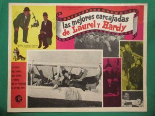 The Best Of Laurel And Hardy Documentary Spanish Mexican Lobby Card 1