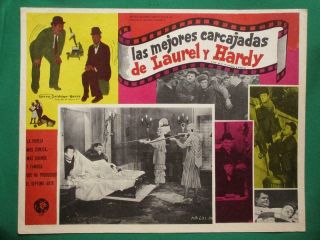 The Best Of Laurel And Hardy Documentary Spanish Mexican Lobby Card 2