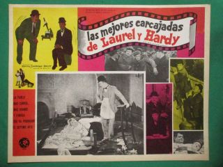 The Best Of Laurel And Hardy Documentary Spanish Mexican Lobby Card 5