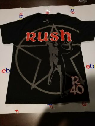 Rush Band Tour T - Shirt (2015 Size Medium) Rush 40year Tour Celebration T - Shirt