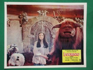 Labyrinth David Bowie Jennifer Connelly Jim Henson Spanish Mexican Lobby Card 3