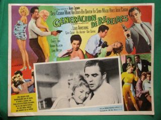 Mamie Van Doren The Beat Generation Louis Armstrong Spanish Mexican Lobby Card 1