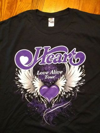 Heart Ann Wilson Xxl 2019 2xl Love Alive Concert Tour Shirt Joan Jett Soft