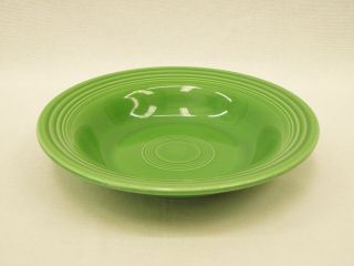 Vintage Fiesta Ware Deep Plate Rim Soup Bowl Medium Green Homer Laughlin 8.  5 "