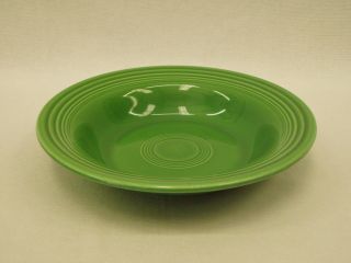Vintage Fiesta Ware Deep Plate Rim Soup Bowl Medium Green Homer Laughlin 8.  5 