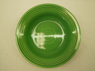 Vintage Fiesta Ware Deep Plate Rim Soup Bowl Medium Green Homer Laughlin 8.  5 