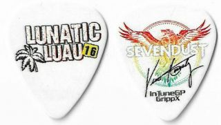 Sevendust Color/white Tour Guitar Pick