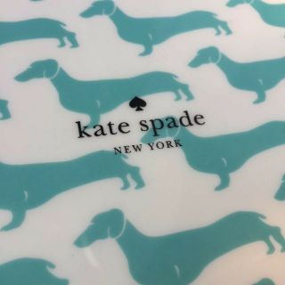 (2) Kate Spade Wickford Dachshund Dog Turquoise 9 Inch Plates Green & Blue 6