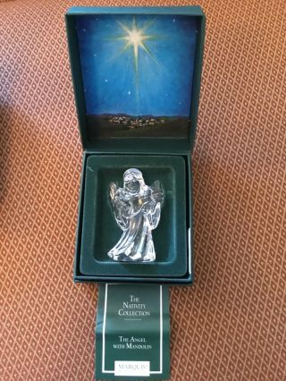 Waterford Marquis The Nativity Set Angels - Set Of (3) 4