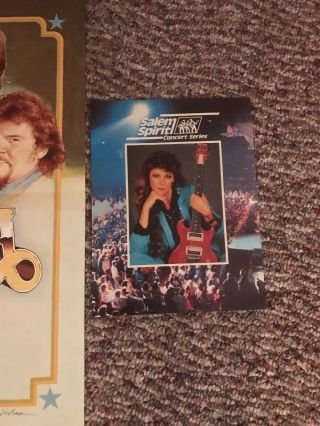 Alabama 1980 ' s Salem Spirit Concert Series Promo Poster Country Music,  Bonus 3