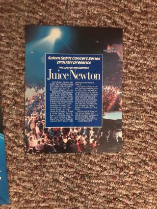 Alabama 1980 ' s Salem Spirit Concert Series Promo Poster Country Music,  Bonus 5