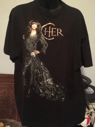 Cher The Colosseum Caesars Palace Las Vegas Concert Xl Shirt Black