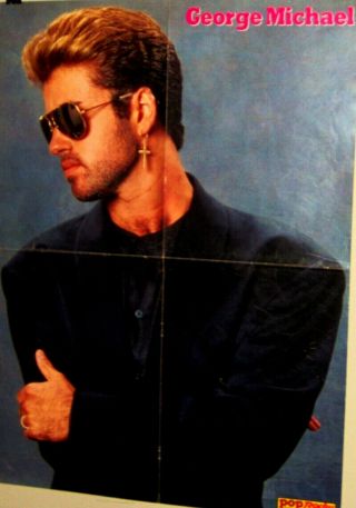George Michael Cool Glasses Full Color Poster Pop Rocky Import Rip Very Cool