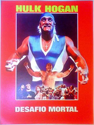 Wrestling Poster Hulk Hogan,  Jesse Ventura No Holds Barred 