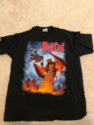 Vintage Tshirt Meatloaf Everything Louder Than Everything Else 1993 L