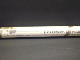 Vtg 1976 Elvis Presley Las Vegas Poster 