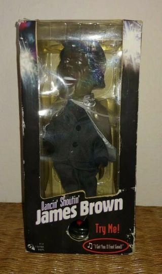 James Brown Singing " I Feel Good " Singing Dancing Electronic Doll 2004 Gemmy