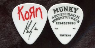 Korn 2016 Return Of Dreads Tour Guitar Pick Munky Schaffer Custom Concert Stage